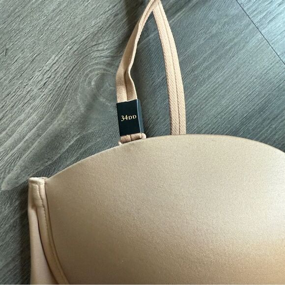 Victoria’s Secret 34DD Bra Very Sexy Multiway Convertible Straps Tan - Picture 3 of 13